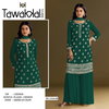 Tawakkal 1314 Heavy Chinon With Embroidery Work Top With Sharara Dupatta Wholesale In India